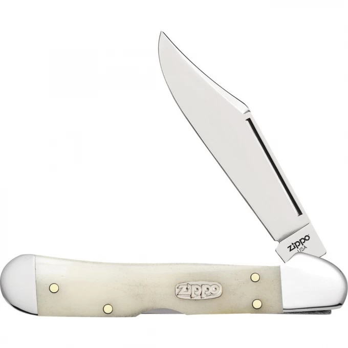 Нож перочинный ZIPPO SMOOTH NATURAL BONE MINI COPPERLOCK + ЗАЖИГАЛКА 50533_207 Нож перочинный ZIPPO SMOOTH NATURAL BONE MINI COPPERLOCK + ЗАЖИГАЛКА 50533_207